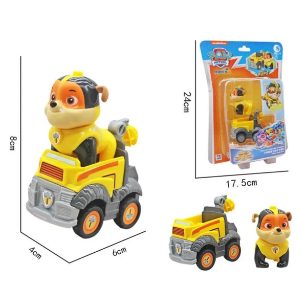 Paw Patrol Building Block Pull-Back Vehicle – Chase, Skye, Marshall & Rubble - Image 45