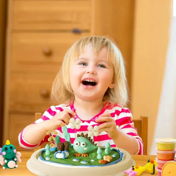Ultra Light Modeling Clay Set Vibrant Colors for Creative Play - Image 3