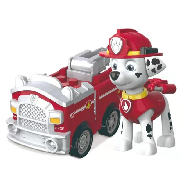 Paw Patrol Building Block Pull-Back Vehicle – Chase, Skye, Marshall & Rubble - Image 32