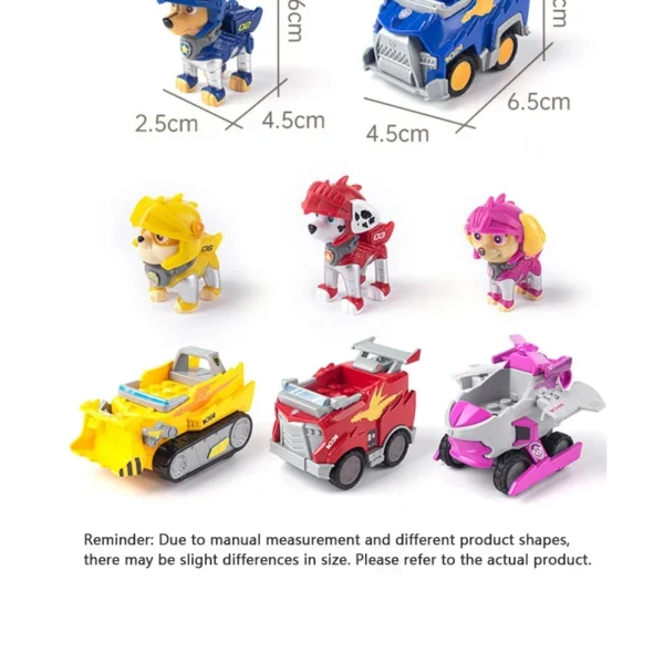 Paw Patrol Building Block Pull-Back Vehicle – Chase, Skye, Marshall & Rubble - Image 21