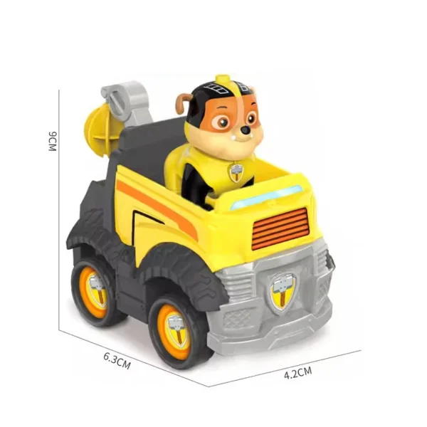 Paw Patrol Building Block Pull-Back Vehicle – Chase, Skye, Marshall & Rubble - Image 7
