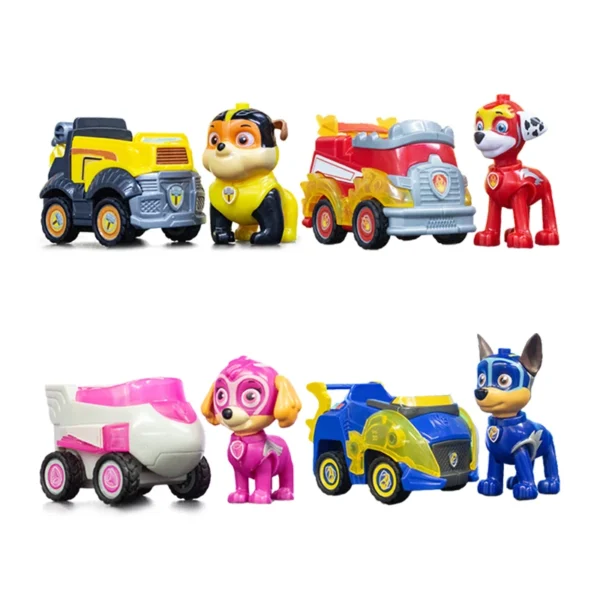 Paw Patrol Building Block Pull-Back Vehicle – Chase, Skye, Marshall & Rubble - Image 6