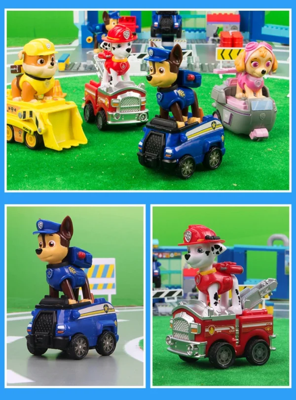 Paw Patrol Building Block Pull-Back Vehicle – Chase, Skye, Marshall & Rubble - Image 27