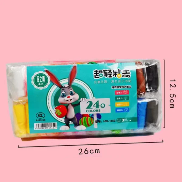 Ultra Light Modeling Clay Set Vibrant Colors for Creative Play - Image 8
