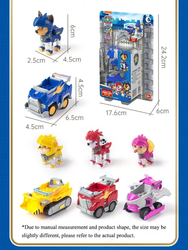 Paw Patrol Building Block Pull-Back Vehicle – Chase, Skye, Marshall & Rubble - Image 55