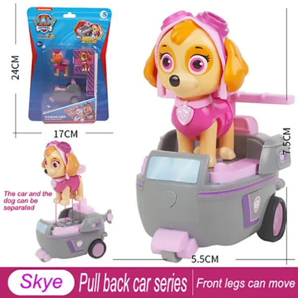 Paw Patrol Building Block Pull-Back Vehicle – Chase, Skye, Marshall & Rubble - Image 29