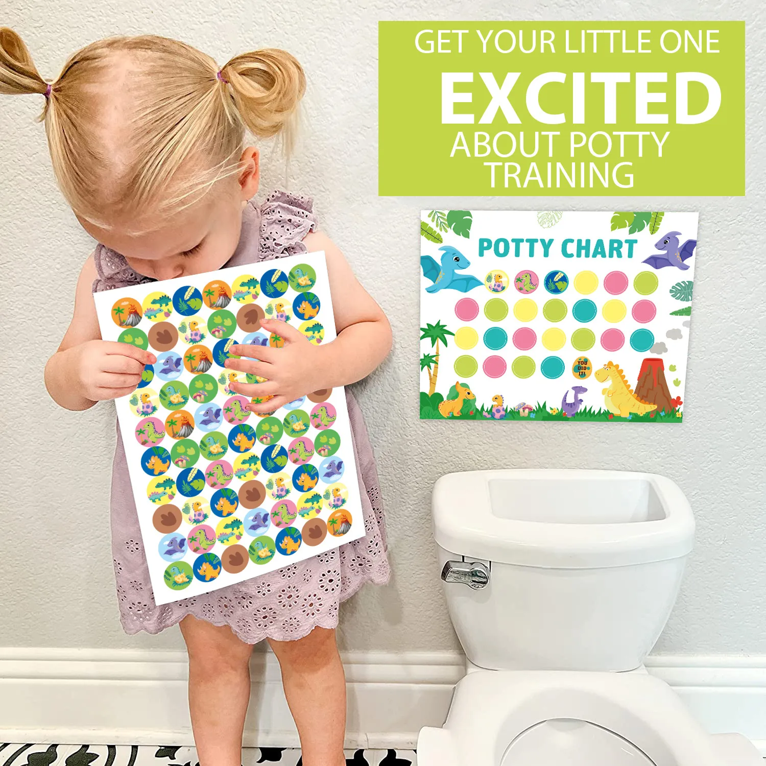 280Pcs Reward Stickers Toilet Habits Potty Training - Image 4