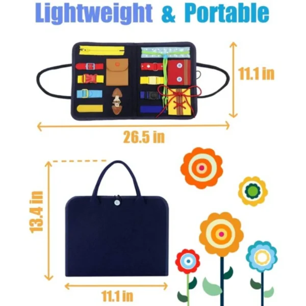 Foldable Fine Motor Busy Board - Image 4