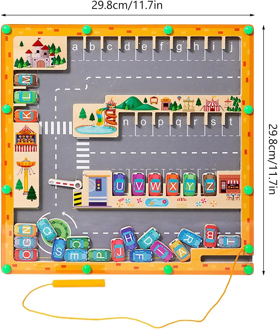 Magnetic Color Numbers and Letters Maze - Image 8