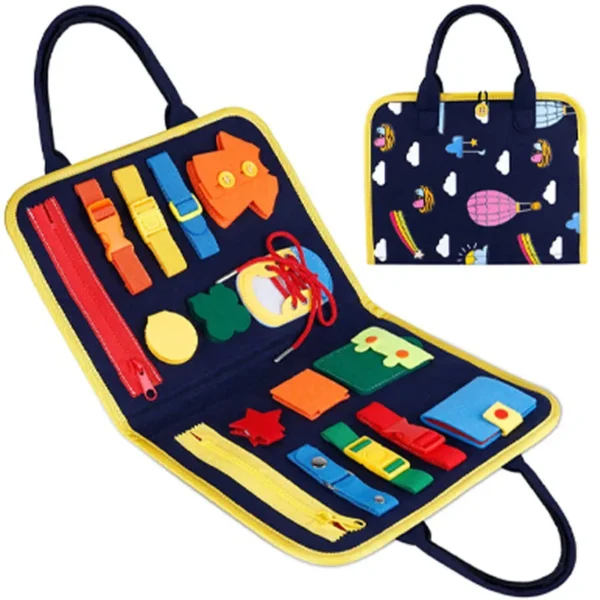 Foldable Fine Motor Busy Board - Image 14