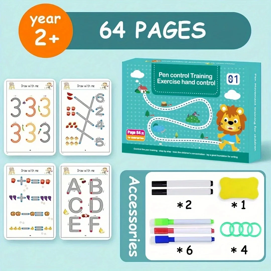 Reusable Early Learning Cognitive Card Set - Numbers, Letters, Colors & Shapes - Image 4