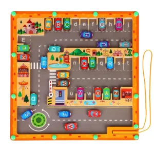 Magnetic Color Numbers and Letters Maze