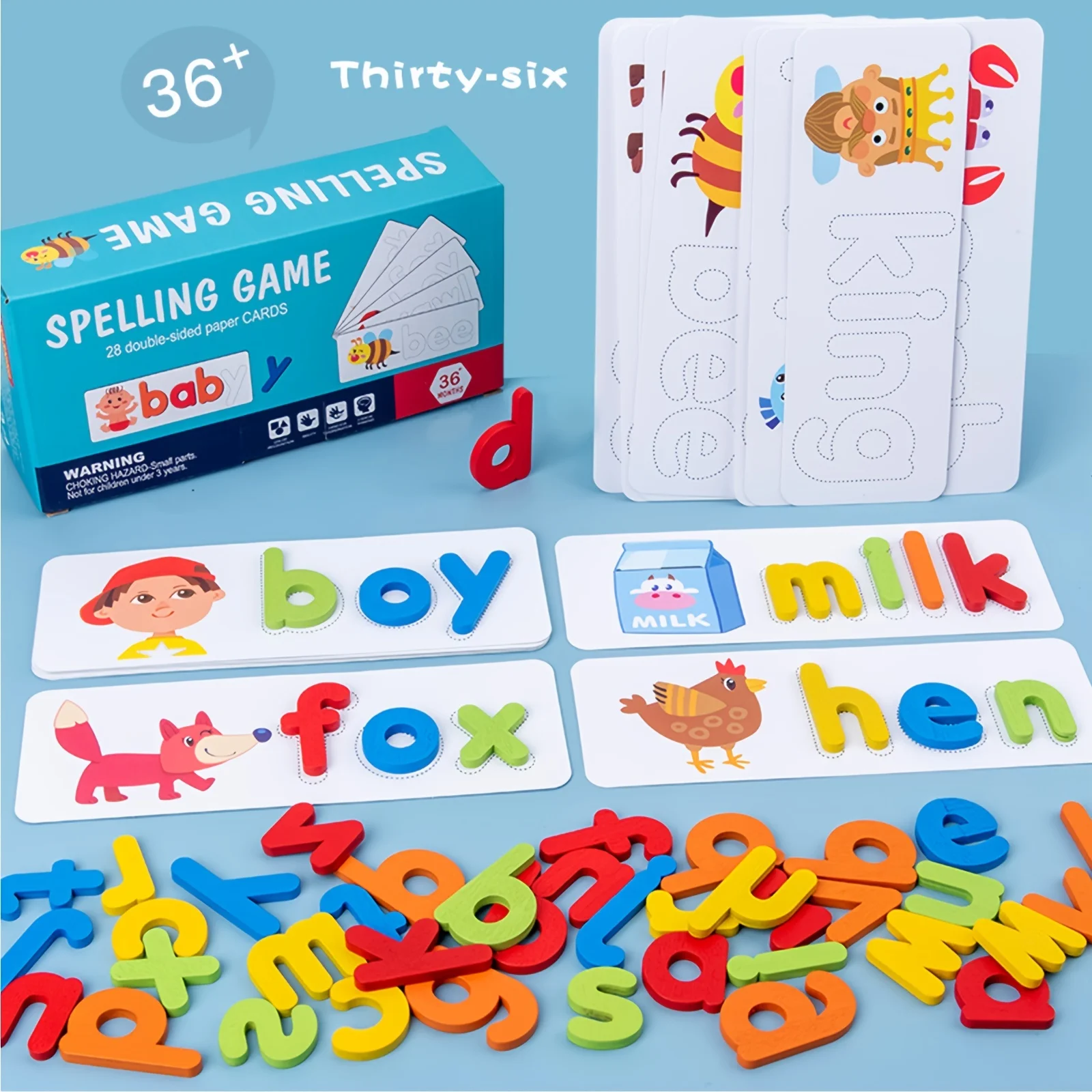 Wooden Alphabet Match & Learn Set