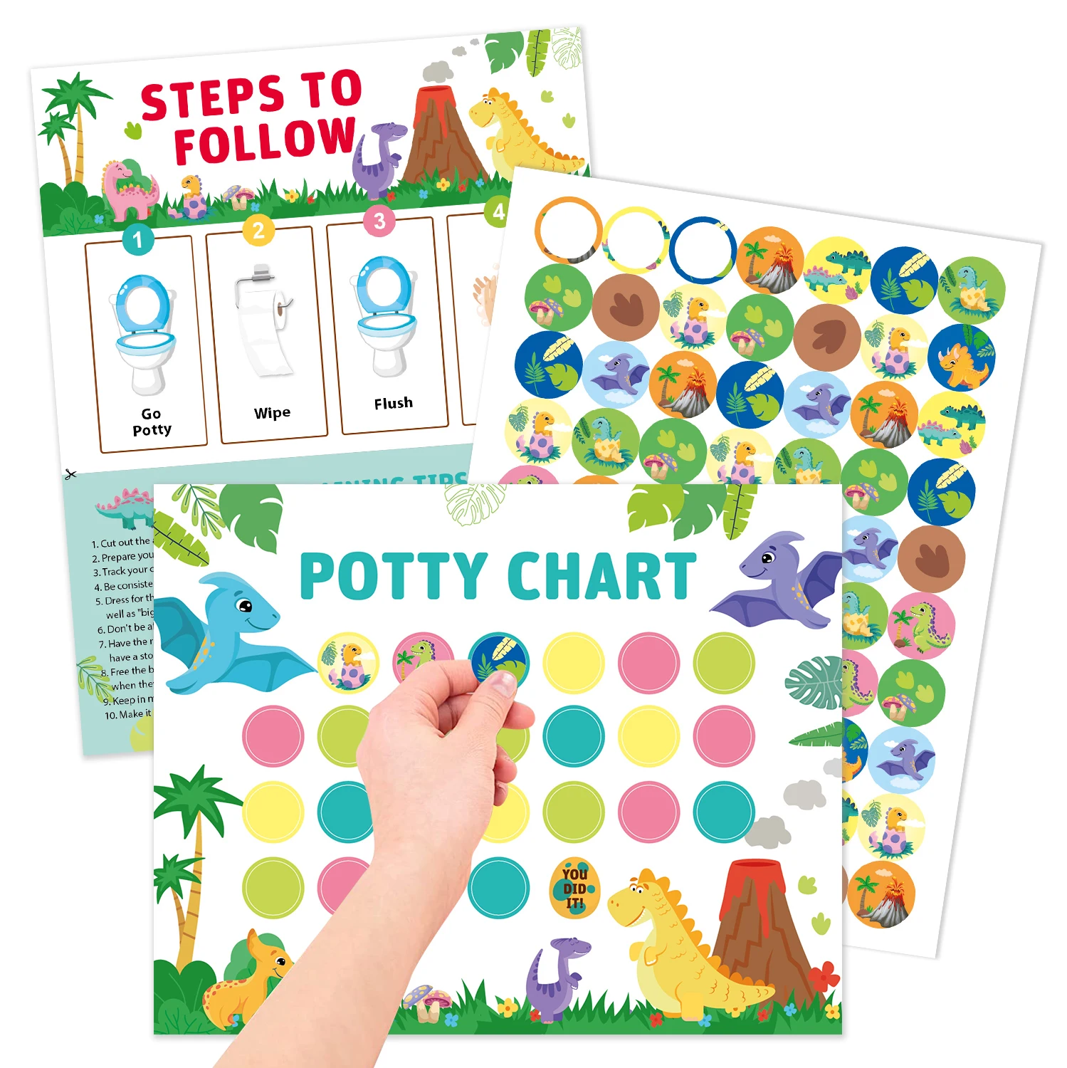 280Pcs Reward Stickers Toilet Habits Potty Training - Image 10