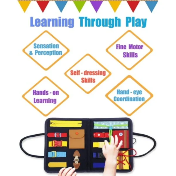 Foldable Fine Motor Busy Board - Image 2