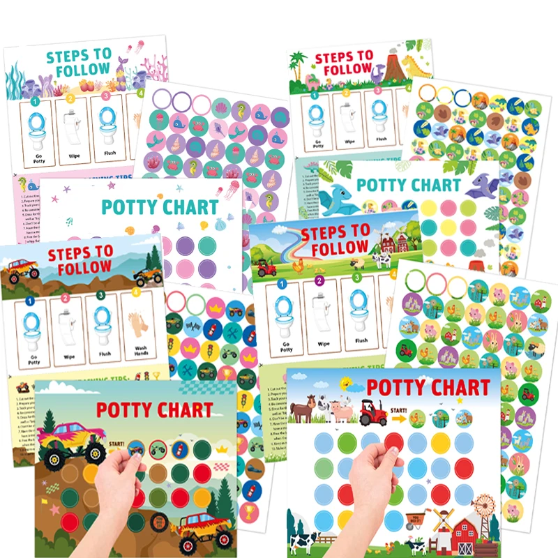 280Pcs Reward Stickers Toilet Habits Potty Training